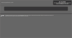 Desktop Screenshot of doctorajadams.com
